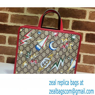 Gucci print tote bag 605614 GG Supreme canvas 02