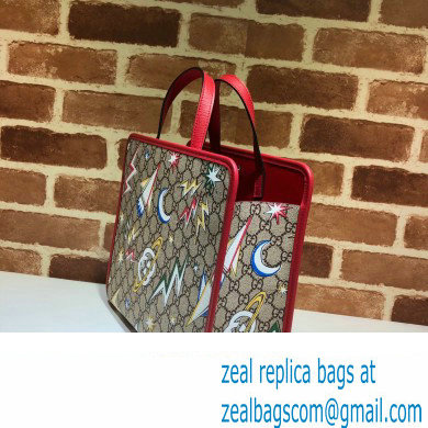 Gucci print tote bag 605614 GG Supreme canvas 02 - Click Image to Close