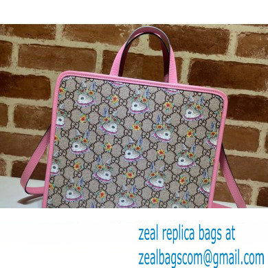 Gucci print tote bag 630542 GG Supreme canvas 01 - Click Image to Close