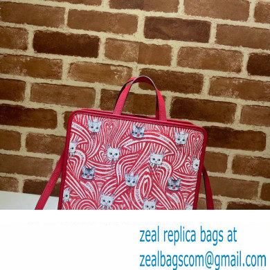 Gucci print tote bag 630542 GG Supreme canvas 03 - Click Image to Close