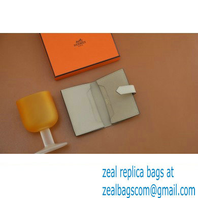 Hermes bearn mini wallet in epsom leather trench with gold hardware handmade(original quality)