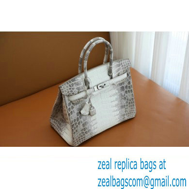 Hermes himalaya BIRKIN 30/35 bag with SILVER/GOLD hardware