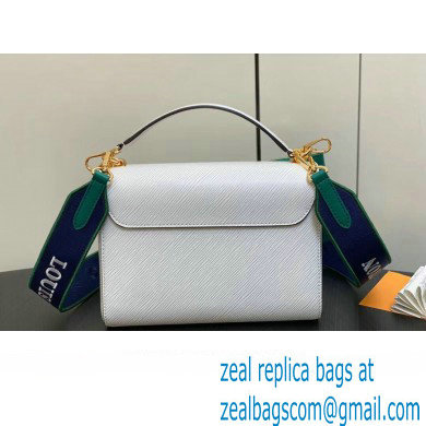 Louis Vuitton Calfskin Twist MM Bag M23514 White 2023