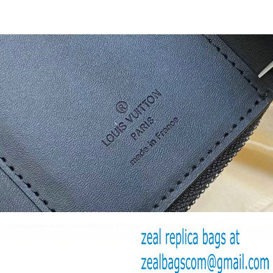 Louis Vuitton Cowhide leather Aerogram Slender Pilot Wallet M81740 Black 2024 - Click Image to Close