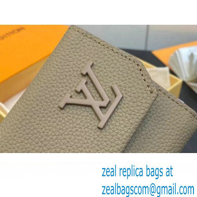 Louis Vuitton Cowhide leather Aerogram Slender Pilot Wallet M82410 Sage 2024 - Click Image to Close