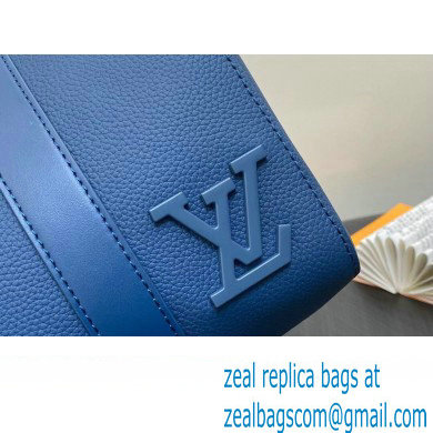 Louis Vuitton Cowhide leather City Keepall Bag M22486 Bright Blue 2023 - Click Image to Close