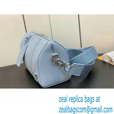 Louis Vuitton Cowhide leather City Keepall Bag M23725 Cloud Blue 2023 - Click Image to Close