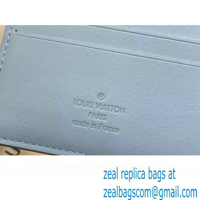 Louis Vuitton Cowhide leather Multiple Wallet M82808 Cloud Blue 2023