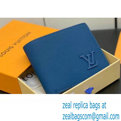 Louis Vuitton Cowhide leather Multiple Wallet M82809 Atlantic Blue 2023