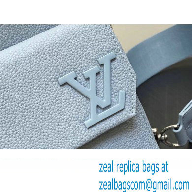 Louis Vuitton Cowhide leather Pilot Slingbag Baby Blue 2023 - Click Image to Close