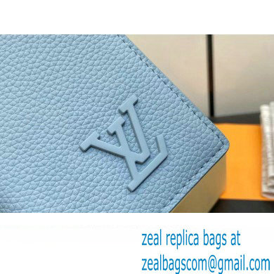 Louis Vuitton Cowhide leather Pocket Organizer Wallet M82805 Cloud Blue 2023 - Click Image to Close