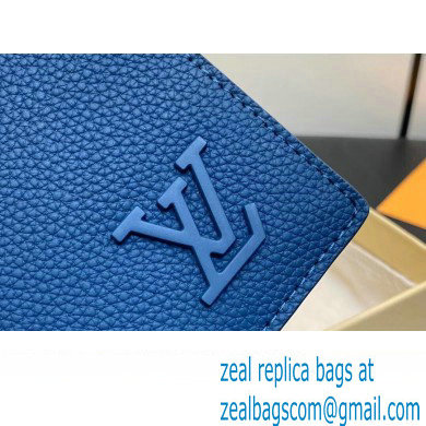 Louis Vuitton Cowhide leather Pocket Organizer Wallet M82806 Atlantic Blue 2023 - Click Image to Close