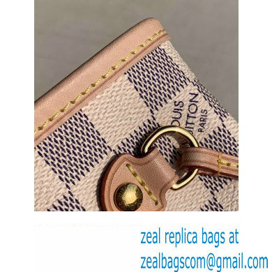 Louis Vuitton Damier Azur Canvas Neverfull PM Bag N41362 Beige 2023