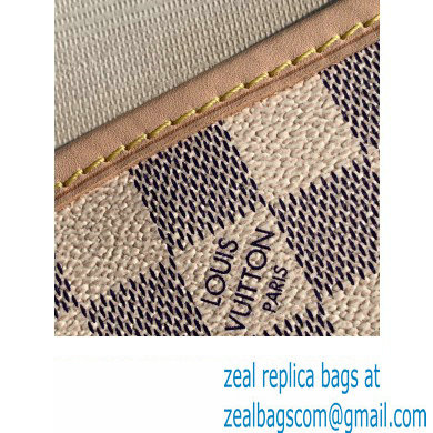 Louis Vuitton Damier Azur Canvas Neverfull PM Bag N41362 Pink 2023