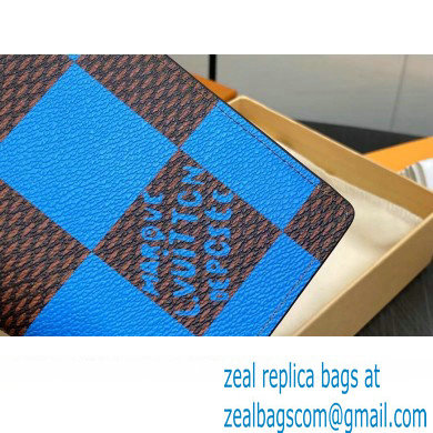 Louis Vuitton Damier Pop Canvas Brazza Wallet N40541 Blue 2024 - Click Image to Close