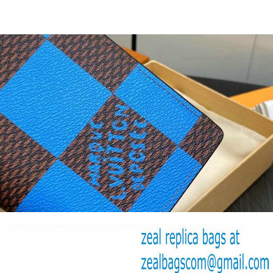 Louis Vuitton Damier Pop Canvas Brazza Wallet N40541 Blue 2024