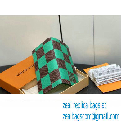 Louis Vuitton Damier Pop Canvas Brazza Wallet N40541 Green 2024