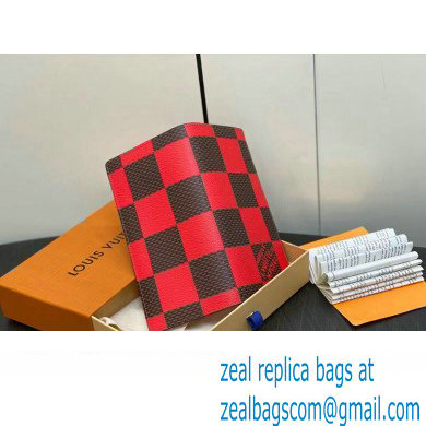 Louis Vuitton Damier Pop Canvas Brazza Wallet N40541 Red 2024