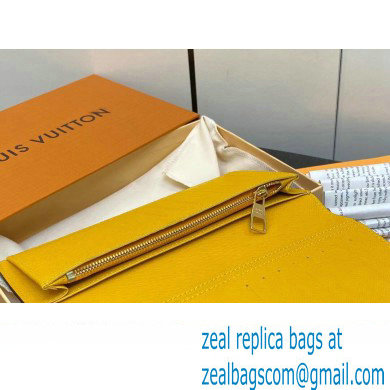 Louis Vuitton Damier Pop Canvas Brazza Wallet N40541 Yellow 2024