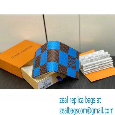 Louis Vuitton Damier Pop Canvas Multiple Wallet N40542 Blue 2024 - Click Image to Close