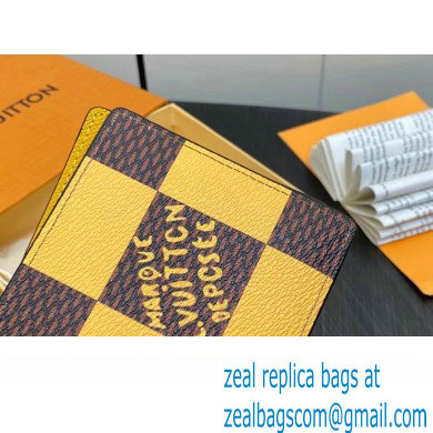 Louis Vuitton Damier Pop Canvas Multiple Wallet N40542 Yellow 2024 - Click Image to Close