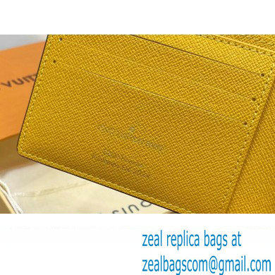 Louis Vuitton Damier Pop Canvas Multiple Wallet N40542 Yellow 2024 - Click Image to Close