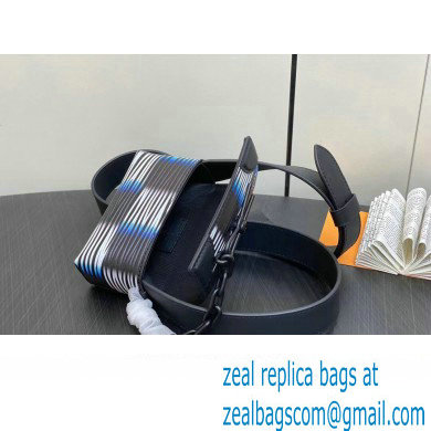 Louis Vuitton Damier Rush Epi XL Leather Micro Steamer Bag M82817 Blue Moon 2024