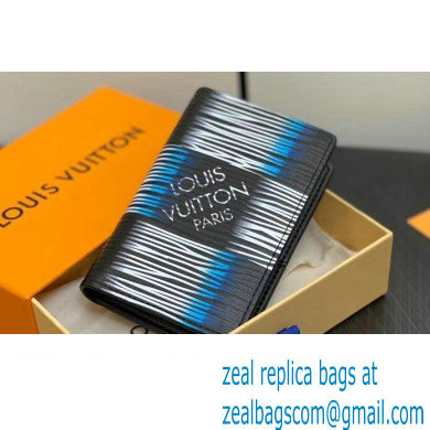 Louis Vuitton Damier Rush Epi XL Leather Pocket Organizer Wallet M82822 Blue Moon 2024 - Click Image to Close