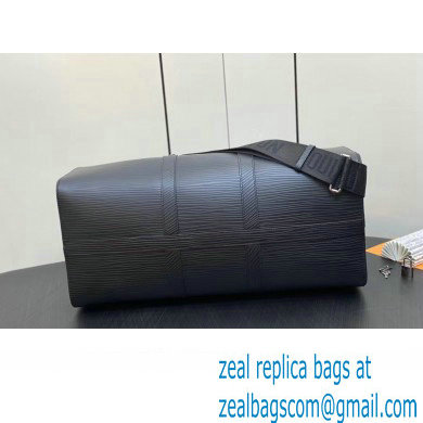 Louis Vuitton Epi XL grained leather Keepall Bandouliere 50 Bag M23721 Black 2023