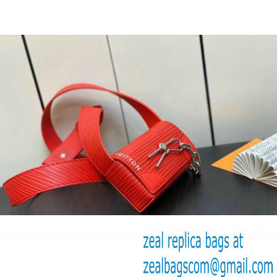 Louis Vuitton Epi XL grained leather Micro Steamer Bag M23837 Red 2023 - Click Image to Close