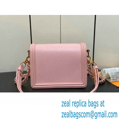 Louis Vuitton Epi grained cowhide leather Mini Dauphine Bag M23558 Pink 2023 - Click Image to Close