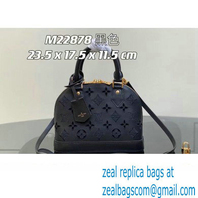 Louis Vuitton LV Broderie Anglaise Alma BB Bag M22878 Black 2023