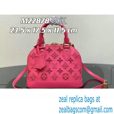 Louis Vuitton LV Broderie Anglaise Alma BB Bag M22878 Pink 2023