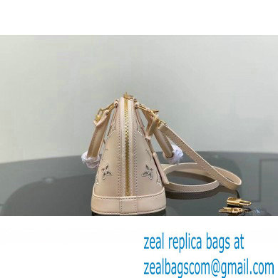 Louis Vuitton LV Broderie Anglaise Alma BB Bag M22878 White 2023