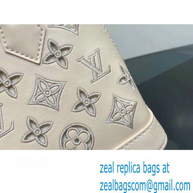 Louis Vuitton LV Broderie Anglaise Alma BB Bag M22878 White 2023