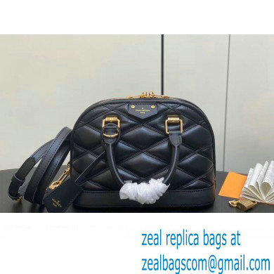 Louis Vuitton Lamb leather Alma BB Bag Black 2023 - Click Image to Close