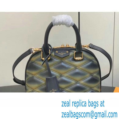 Louis Vuitton Lamb leather Alma BB Bag M23576 Black/Beige 2024 - Click Image to Close