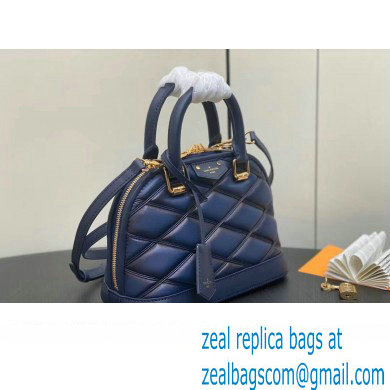 Louis Vuitton Lamb leather Alma BB Bag M23666 Navy Blue 2024 - Click Image to Close