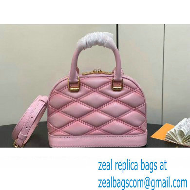 Louis Vuitton Lamb leather Alma BB Bag M24453 Rosabella Pink 2024 - Click Image to Close