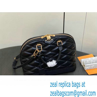 Louis Vuitton Lamb leather Alma PM Bag M23688 Black 2024 - Click Image to Close