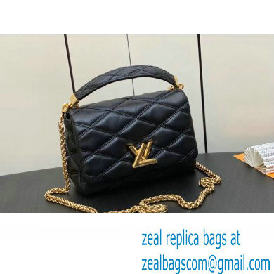 Louis Vuitton Lamb leather GO-14 MM Bag M22891 Black 2023 - Click Image to Close