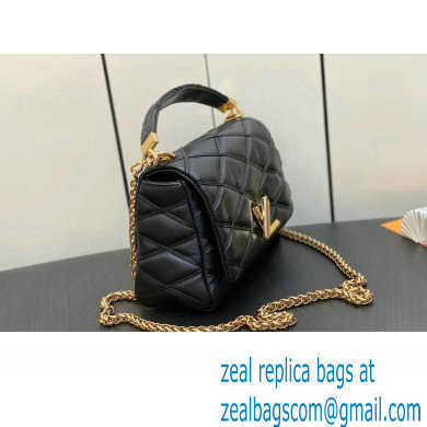 Louis Vuitton Lamb leather GO-14 MM Bag M22891 Black 2023