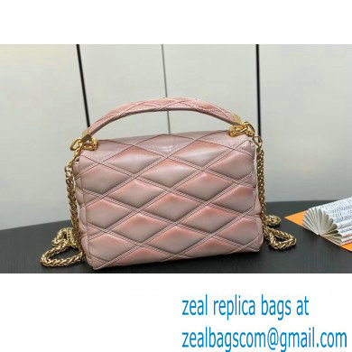Louis Vuitton Lamb leather GO-14 MM Bag M23568 Beige/Pink 2023 - Click Image to Close