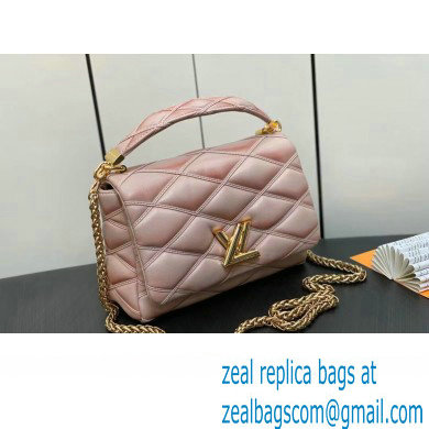 Louis Vuitton Lamb leather GO-14 MM Bag M23568 Beige/Pink 2023 - Click Image to Close