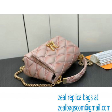 Louis Vuitton Lamb leather GO-14 MM Bag M23568 Beige/Pink 2023 - Click Image to Close