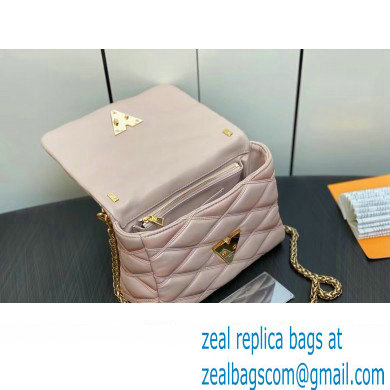 Louis Vuitton Lamb leather GO-14 MM Bag M23568 Beige/Pink 2023 - Click Image to Close