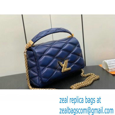 Louis Vuitton Lamb leather GO-14 MM Bag M23682 Navy Blue 2023 - Click Image to Close