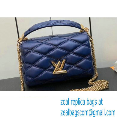 Louis Vuitton Lamb leather GO-14 MM Bag M23682 Navy Blue 2023