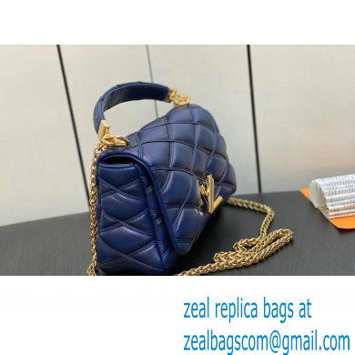 Louis Vuitton Lamb leather GO-14 MM Bag M23682 Navy Blue 2023 - Click Image to Close