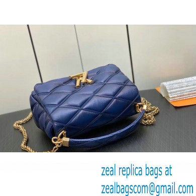 Louis Vuitton Lamb leather GO-14 MM Bag M23682 Navy Blue 2023 - Click Image to Close